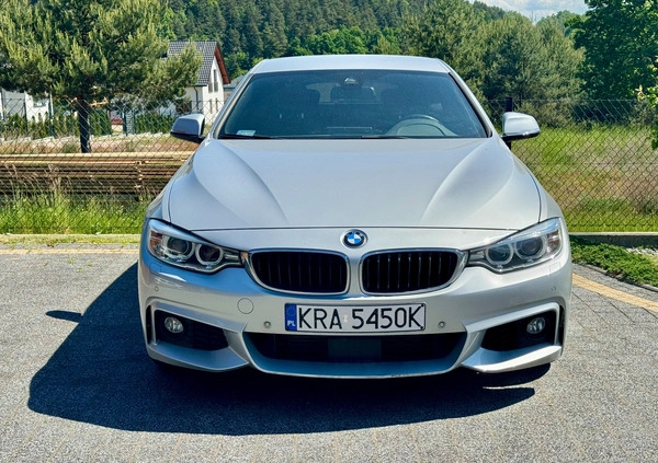 BMW Seria 4 cena 83000 przebieg: 127000, rok produkcji 2016 z Kraków małe 79